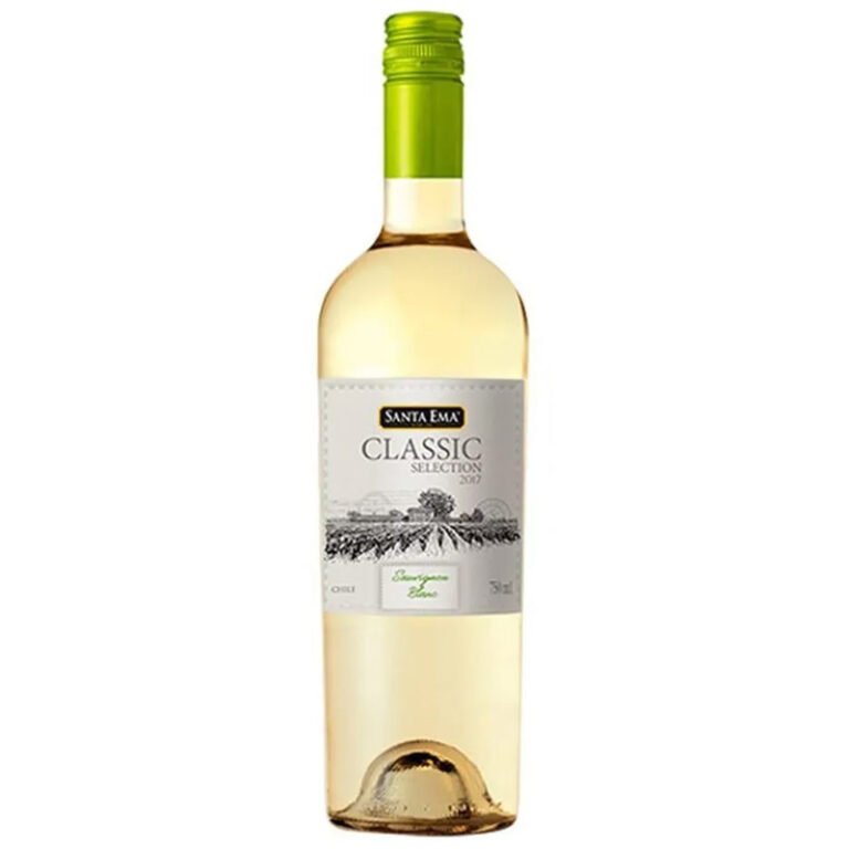 VINHO BRANCO CHILENO CLASSIC SELECTION SANTA EMA GF 750ml SAUVIGNON BLANC