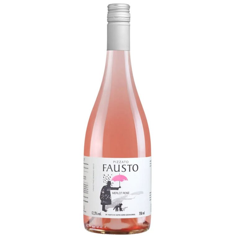 VINHO ROSÉ FAUSTO MERLOT PIZZATO 750ML
