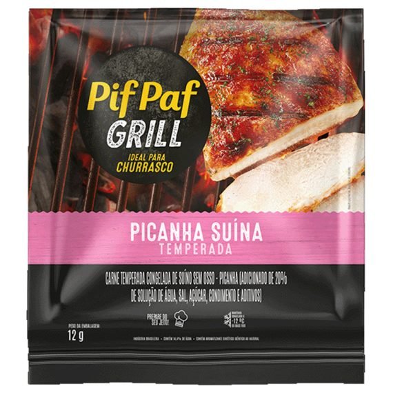 Picanha Suina Temperada Pif Paf Grill