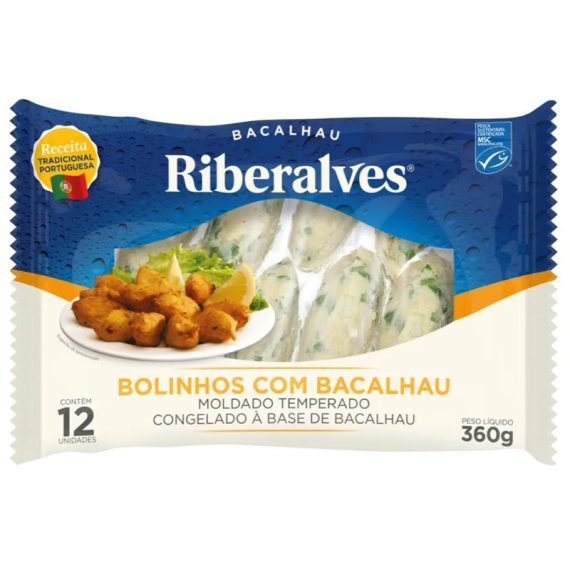 Bolinhos de Bacalhau Riberalves (12x30g) 360g