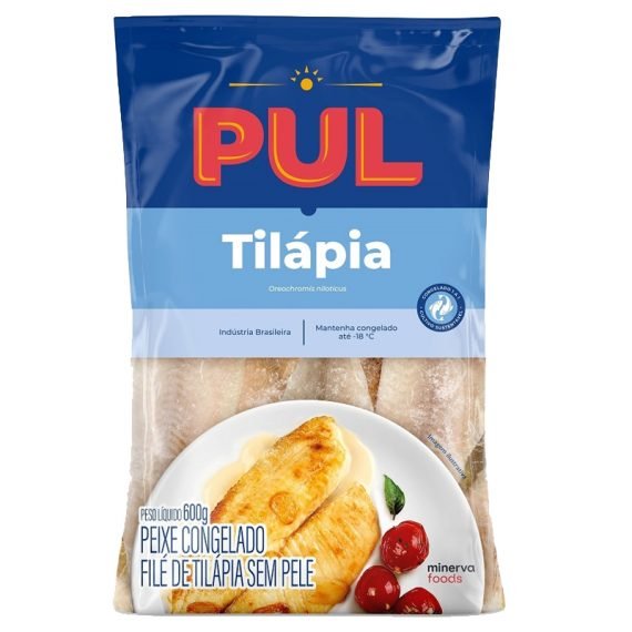 File de Tilápia sem Pele Pul Minerva