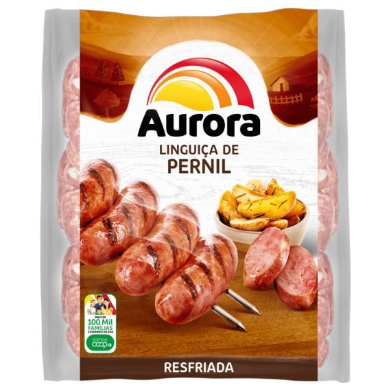 Linguiça de Pernil Churrasco Aurora 700g