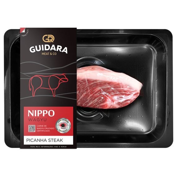 Picanha-Steak-Nippo-Wagyu-Kobe-Cruzado-Fatia-Guidara